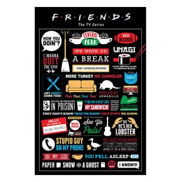Friends Poster Inforgraphic