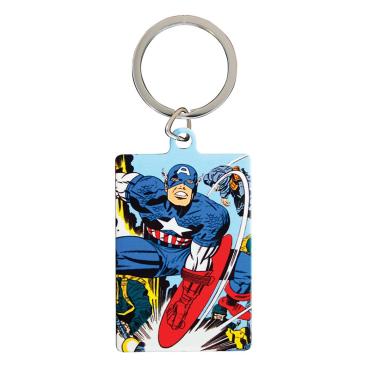 Marvel Comics Nyckelring Metall Captain America