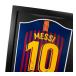 Barcelona Messi Signerad Tröja Med Siluett