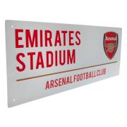 Arsenal Vägskylt Vit - Emirates Stadium