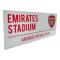 Arsenal Vägskylt Vit - Emirates Stadium