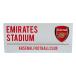 Arsenal Vägskylt Vit - Emirates Stadium