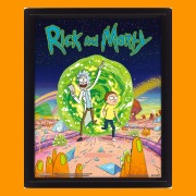 rick-and-morty-3d-tavla-1
