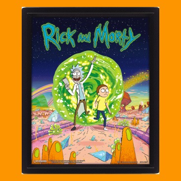Rick And Morty 3d Tavla