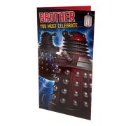 Doctor Who Födelsedagskort Bror