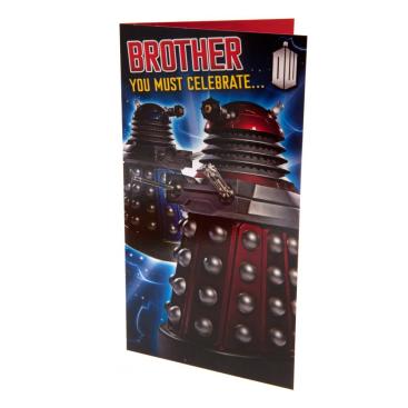 Doctor Who Födelsedagskort Bror