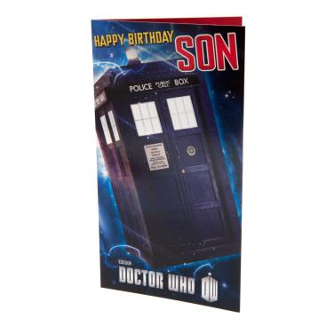 Doctor Who Födelsedagskort Son