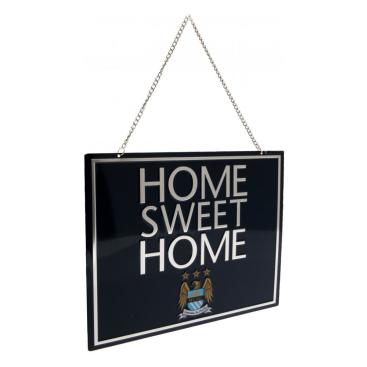 Manchester City Skylt Home Sweet Home