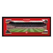 Manchester United Bild Med Ram Old Trafford 30 X 12