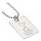 Tottenham Hotspur Dog Tag Med Kedja Silver