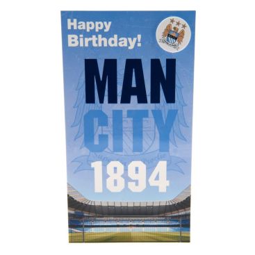 Manchester City Födelsedagskort & Emblem
