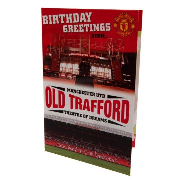 Manchester United Gratulationskort Stadium Pop-up