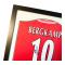 Arsenal Signerad Tröja Bergkamp Siluett