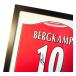 Arsenal Signerad Tröja Bergkamp Siluett