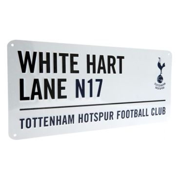 Tottenham Hotspur Vägskylt Vit - White Hart Lane N17