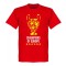 Liverpool T-shirt Trophy Champions Of Europe Barn Röd