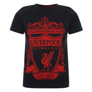 Liverpool T-shirt Junior Crest Navy