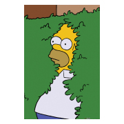 the-simpsons-affisch-homer-bush-333-1