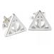 Harry Potter Örhängen Silver Deathly Hallows
