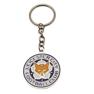 Leicester City Nyckelring Crest