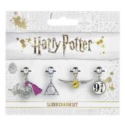 Harry Potter Berlocker Silverpläterade Set