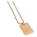 Rangers Dog Tag Med Kedja Guld