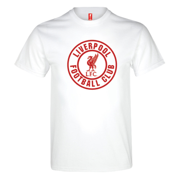 Liverpool T-shirt Roundel Vit