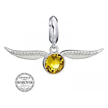 Harry Potter Berlock Silver Swarovski Gyllene Kvicken