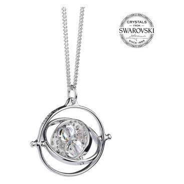 Harry Potter Halsband Silver Swarovski Time Turner