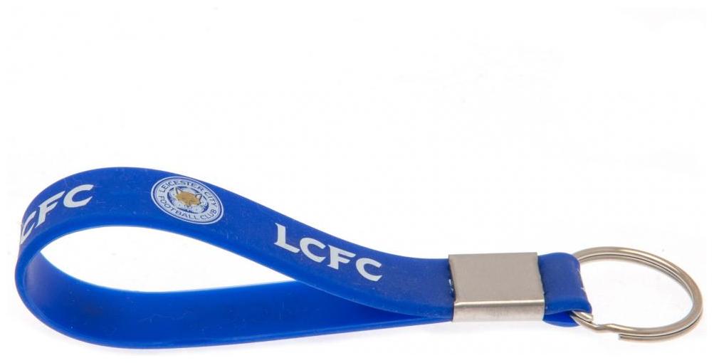 Leicester City FC Schlüsselanhänger aus Silikon offizielles Lizenzprodukt 