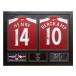 Arsenal Signerad Fotbollströja Henry & Bergkamp