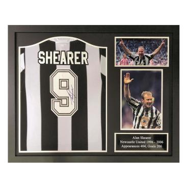 Newcastle United Signerad Fotbollströja Alan Shearer