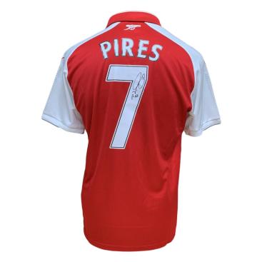 Arsenal Signerad Fotbollströja Pires