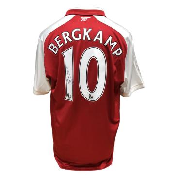 Arsenal Signerad Fotbollströja Bergkamp