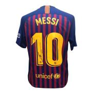 Barcelona Signerad Fotbollströja Messi