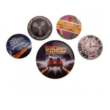 Back To The Future Emblem Knappar