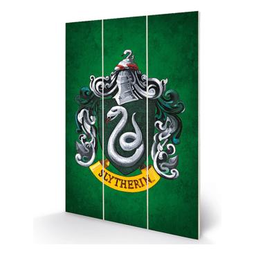 Harry Potter Tavla I Trä Slytherin