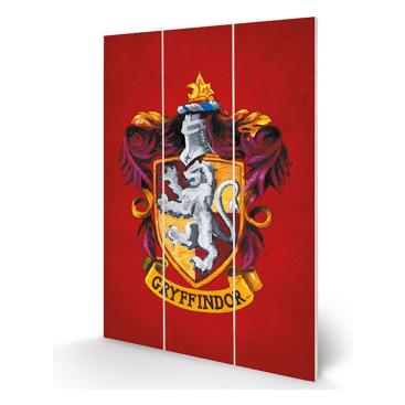 Harry Potter Tavla I Trä Gryffindor
