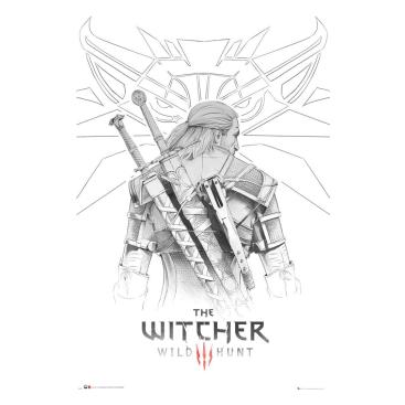 The Witcher Poster Geralt Sketch