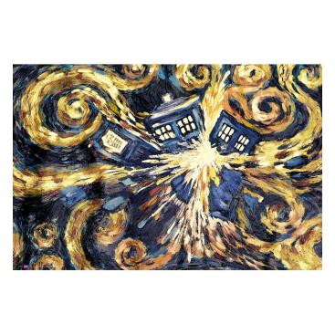 Doctor Who Poster Exploding Tardis