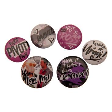 Friends Knappar Set Doodle