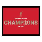 Liverpool Metalltavla Premier League Champions Stor