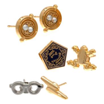 Harry Potter Guldpläterade Örhängen Set