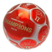 Liverpool Fotboll Premier League Champions Signature