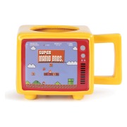 Super Mario Värmekänslig 3d Mugg Retro Tv