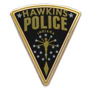Stranger Things Emblem Hawkins Police