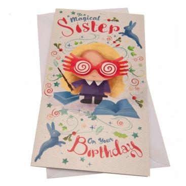 Harry Potter Födelsedagskort Sister