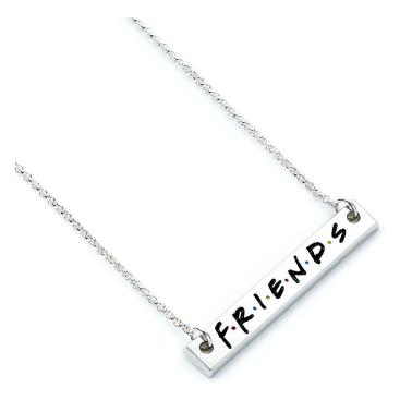 Friends Silverpläterat Halsband Logo