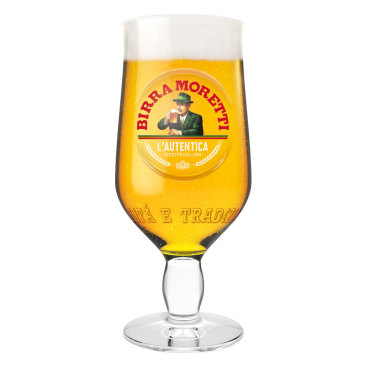 Birra Moretti Ölglas Half Pint