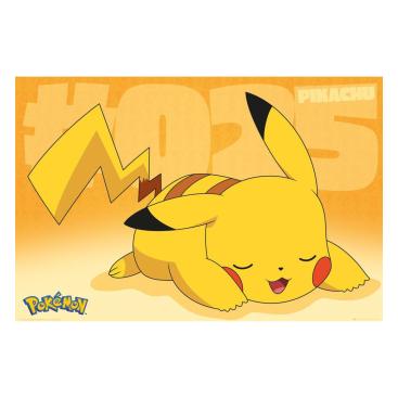 Pokemon Affisch Pikachu Asleep 248